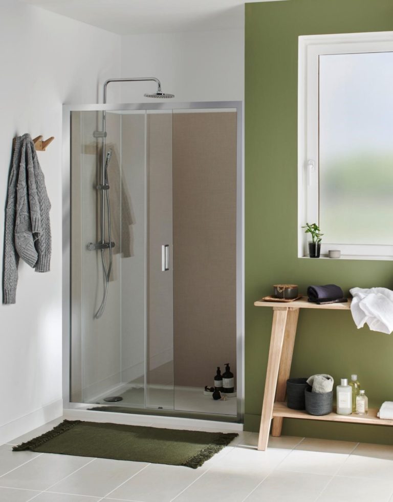 Porte de douche italienne coulissante