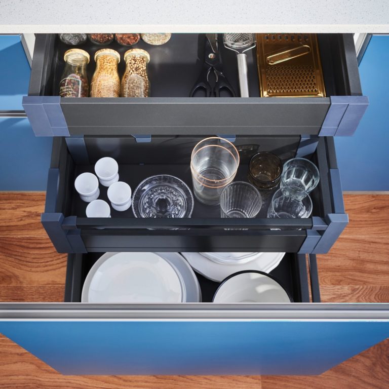 Tiroirs rangements de cuisine